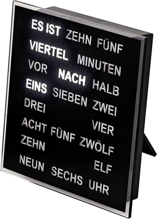 AMS Tischuhr 20 cm • Modern • Quarz