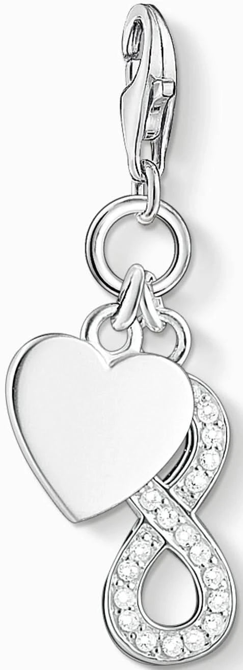 Thomas Sabo Charm Anhänger Modell: 1248-051-14 Infinityherz - 925 Sterlingsilber