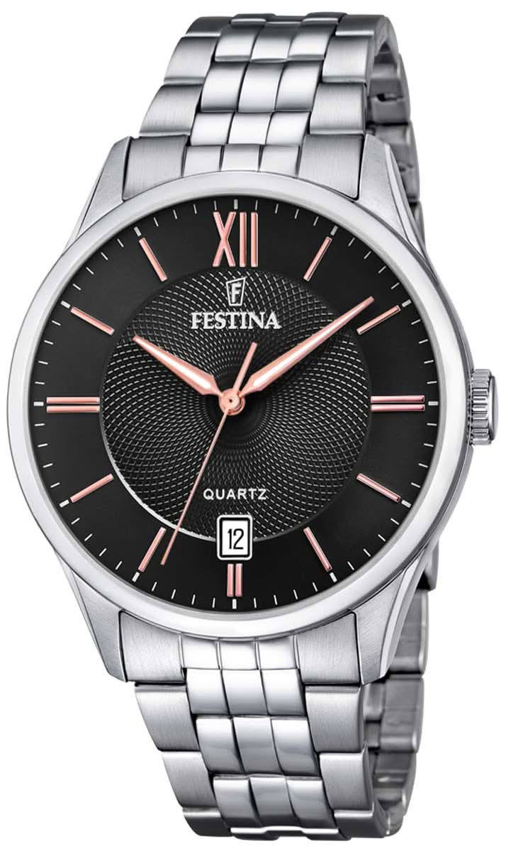 Festina Classics F20425/6 Men's Watch • Miyota Quartz Movement • Stainless Steel