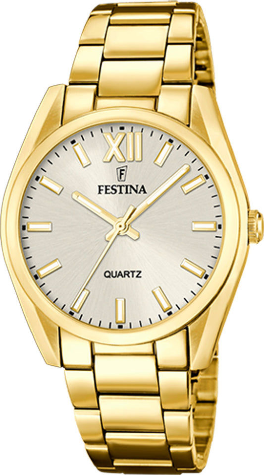 Festina Boyfriend F20640/1 Damenuhr • Feminine Eleganz • Hochwertiger Edelstahl