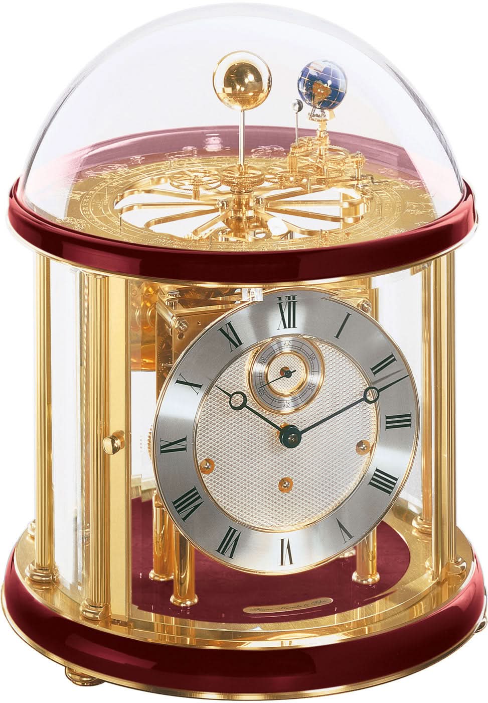 Hermle Table Clock 35x29x29 cm Metal • Tellurium • Westminster Chime