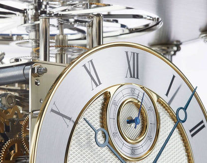 Hermle Table Clock 35x29 cm Metal • Astrological Clock • Westminster Chime