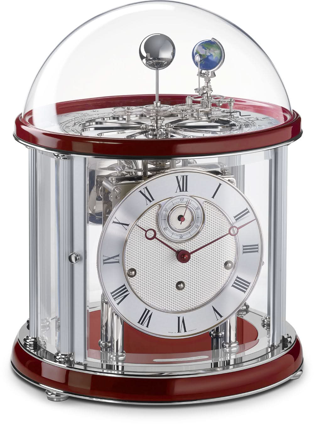 Hermle Table Clock 35x29 cm Metal • Astrological Clock • Westminster Chime
