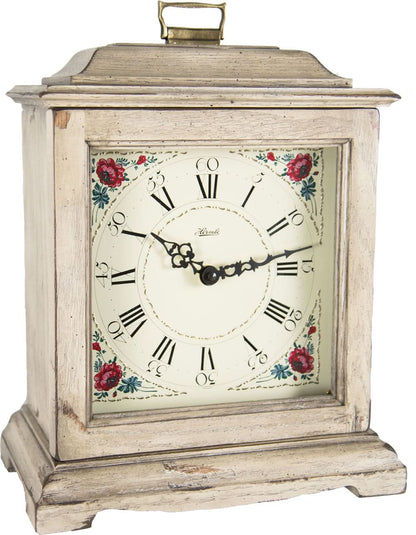 Hermle Table Clock 33x25x15 cm Wood • Westminster Chime • Vintage Design