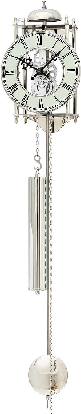 AMS Wanduhr 77x14x11 cm Metall • Mechanisches 8-Tage-Werk • Elegantes Design