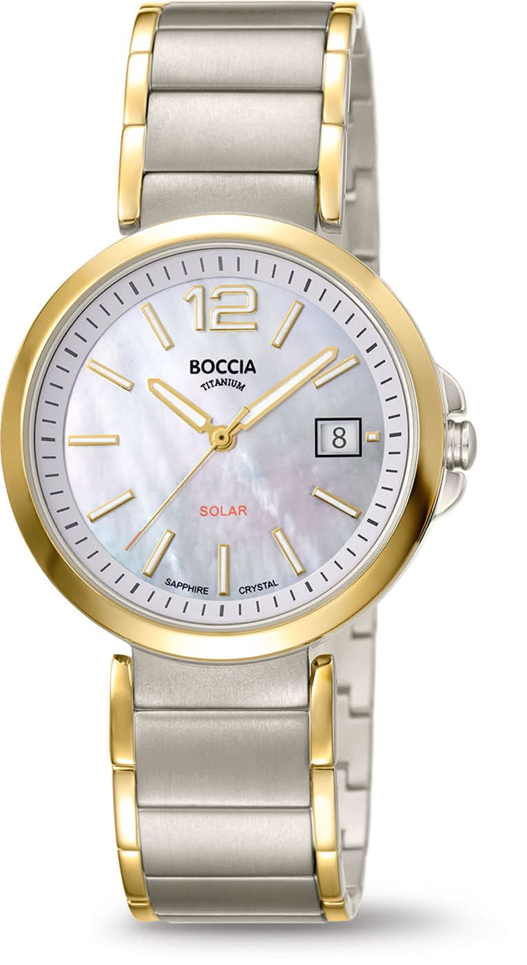 Boccia 3332-02 Women's Watch - Pure Titanium - Sapphire Crystal