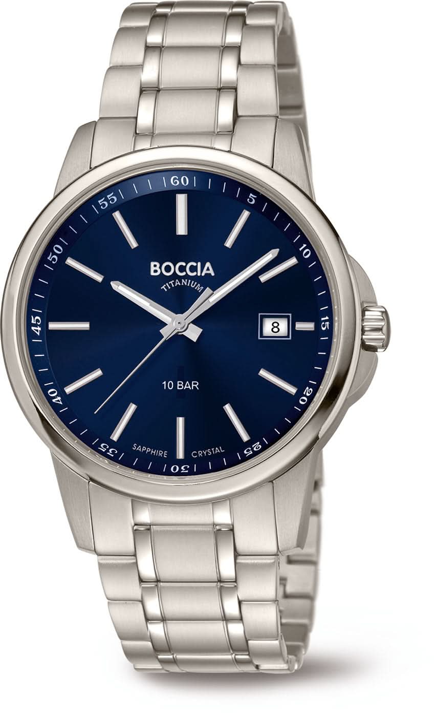 Boccia 3633-04 Men's Watch - Pure Titanium - Sapphire Crystal