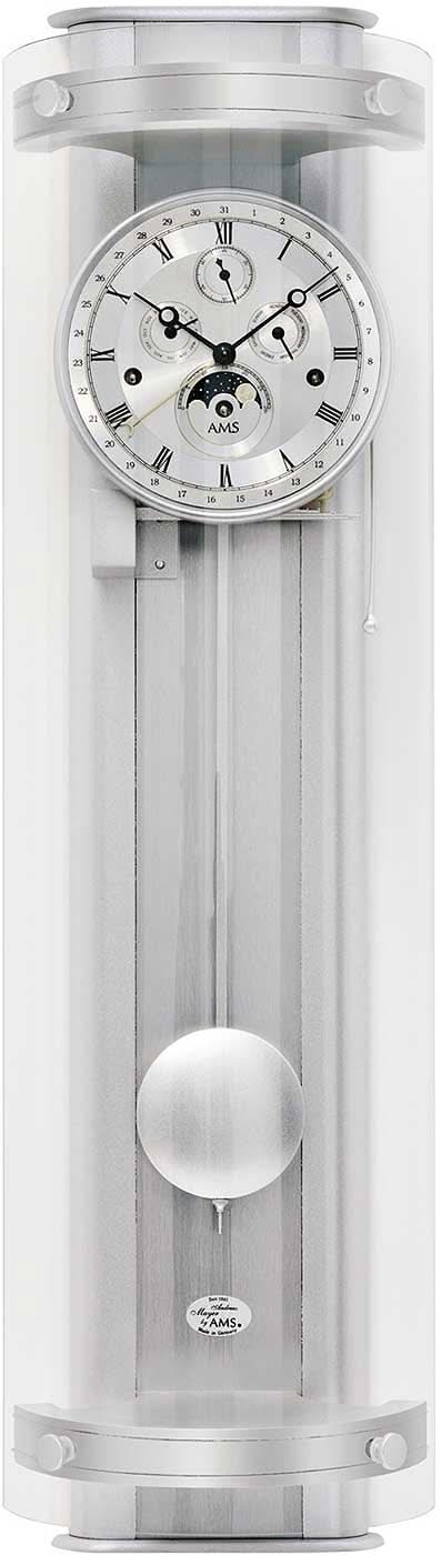 AMS Wall Clock 73x20x17 cm Metal, Glass • Mechanical 8-day movement • Westminster chime