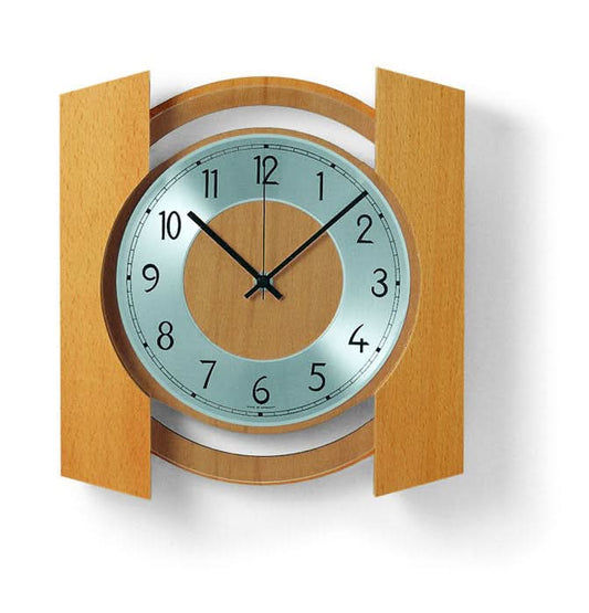 AMS Wanduhr 27 cm Ø • Präzises Funkwerk • Zeitloses Design