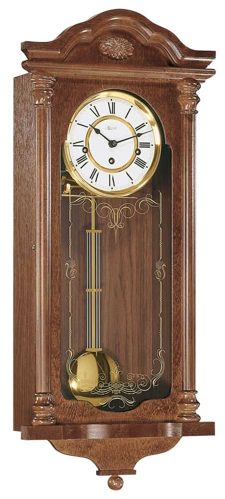 Hermle Wall Clock 68x29x14.5 cm Mahogany • Westminster Chime • Mechanical Movement
