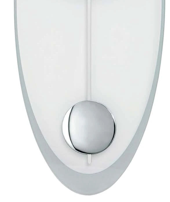 AMS Wanduhr 50x19x3 cm Glas • Präzises Quarzpendelwerk • Modernes Glas-Metall-Design