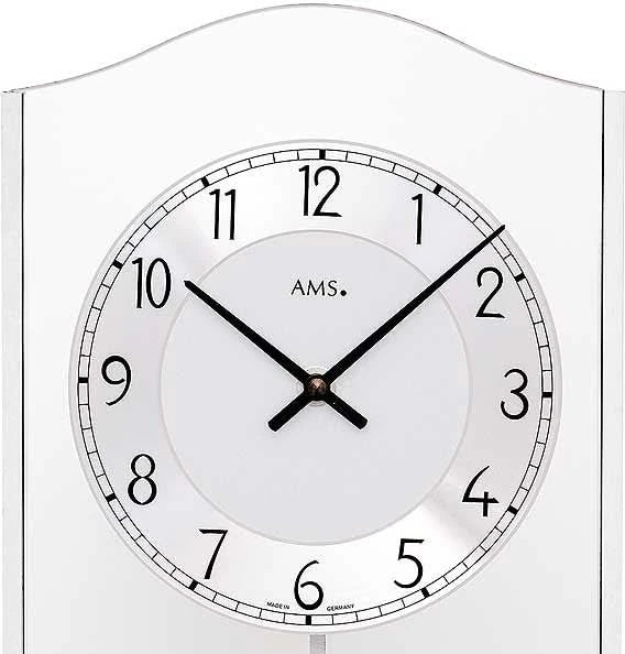AMS Wanduhr 50x20x5 cm Glas • Modernes Design • Pendeluhr