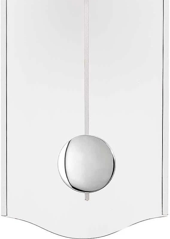AMS Wanduhr 50x20x5 cm Glas • Modernes Design • Pendeluhr