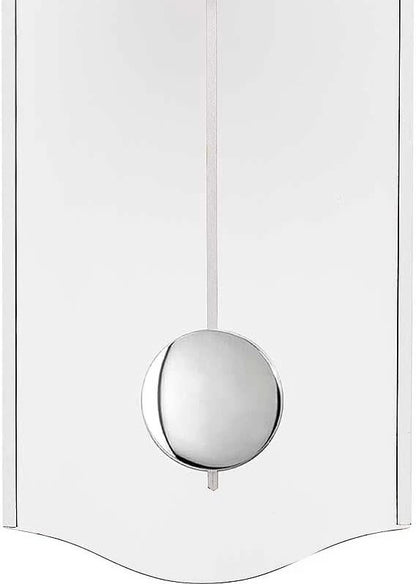 AMS Wanduhr 50x20x5 cm Glas • Modernes Design • Pendeluhr