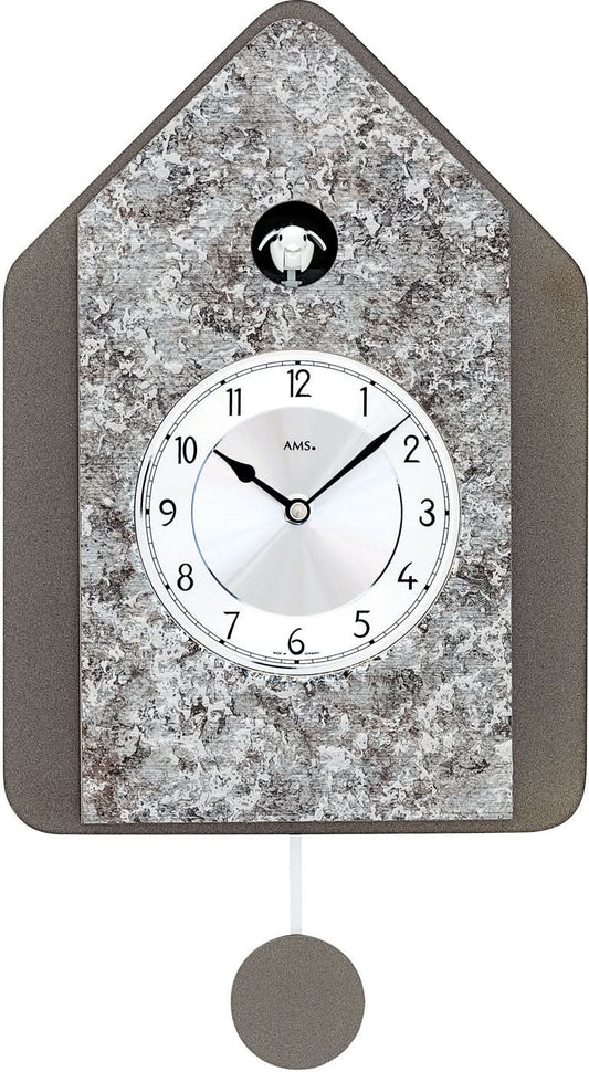 AMS Wanduhr • Stilvolles Design • Präzise Zeitmessung