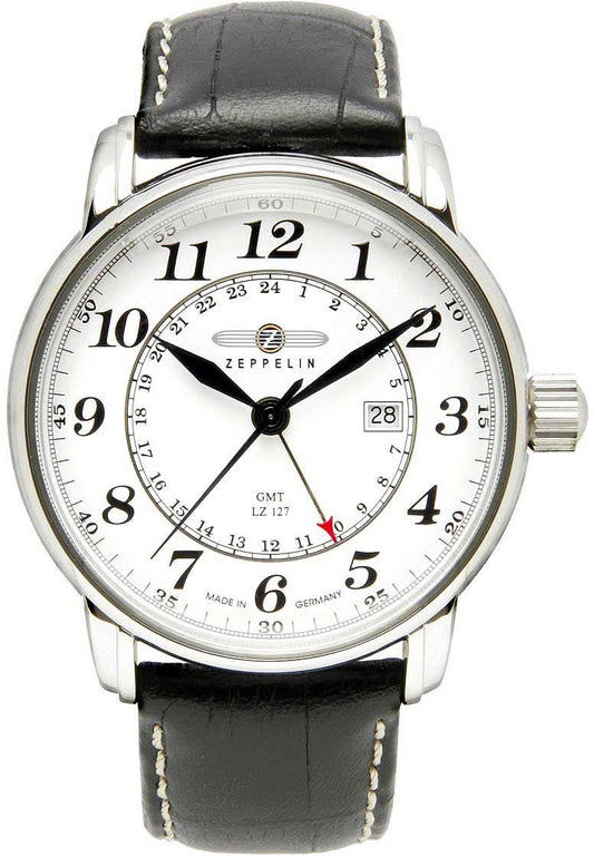 Zeppelin LZ 127 7642-1 Herrenuhr • Made in Germany • GMT