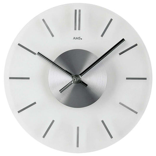 AMS Wanduhr • Modernes Design • Präzise Zeitmessung