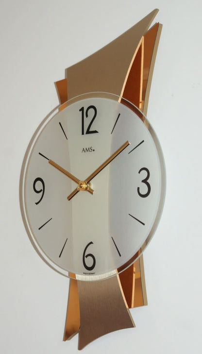 AMS Wanduhr • Stilvoll • Präzise