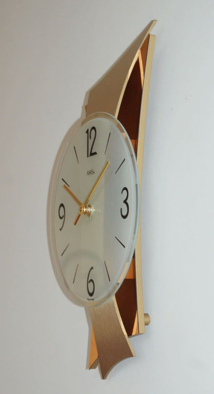 AMS Wanduhr • Stilvoll • Präzise