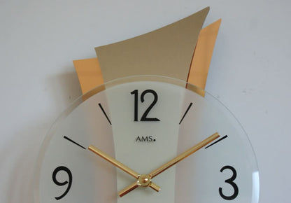 AMS Wanduhr • Stilvoll • Präzise