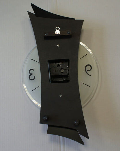 AMS Wall Clock 43x23x6 cm Metal • Quartz Movement • Modern Design