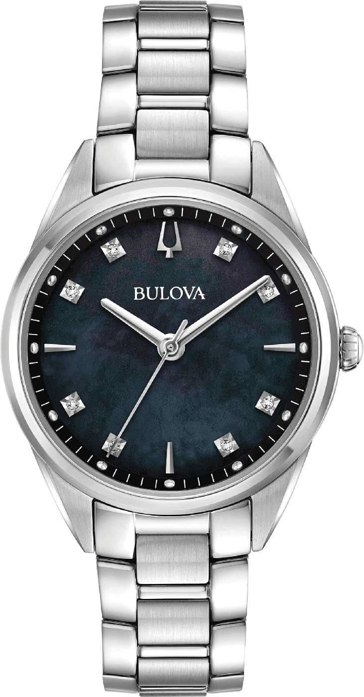 Bulova Sutton 96P198 Ladies' Watch • Diamond Accents • Precise Quartz Movement