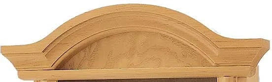AMS Wanduhr 53x27x10 cm Holz • Quarz Uhrwerk • Westminster Melodie