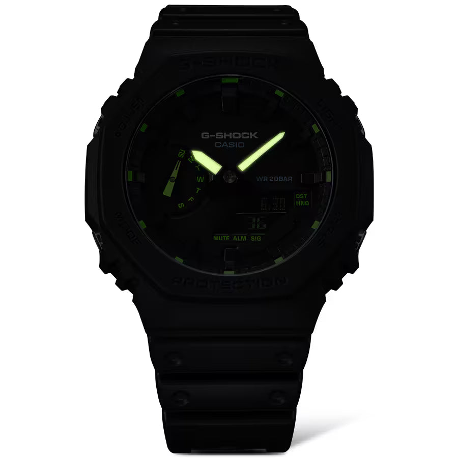 Casio G-Shock GA-2100-1A3ER Herrenuhr • Extreme Stoßfestigkeit • Weltzeitfunktion