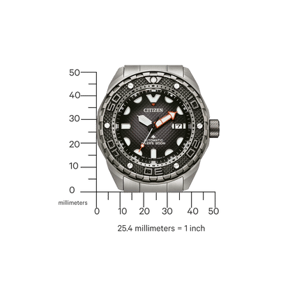 Citizen Promaster NB6004-83E Uhr • Titanarmband • Sicherheitsfaltschließe