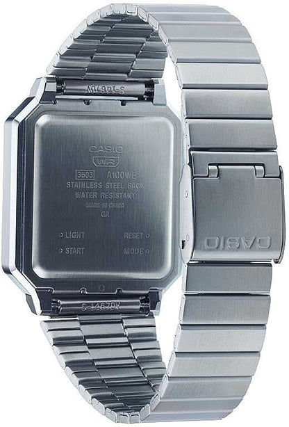 Casio Vintage A100WE-7BEF Uhr • Kultiges Retro-Design • Stoppuhr & Kalender