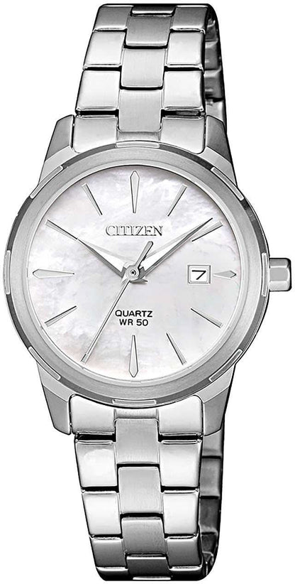 Citizen Elegance EU6070-51D Women's Watch • Mother-of-Pearl Dial • Stainless Steel