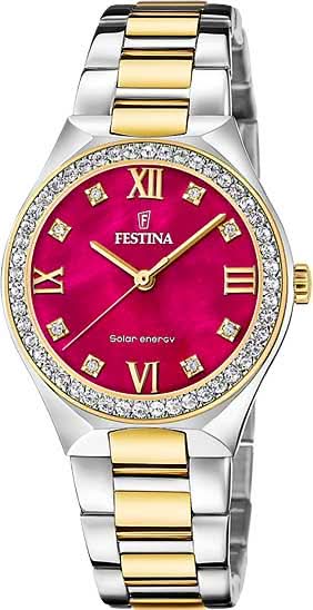 Festina Solar Energy F20659/3 Damenuhr • Nachhaltiger Solar-Antrieb • Elegantes Bicolor-Design