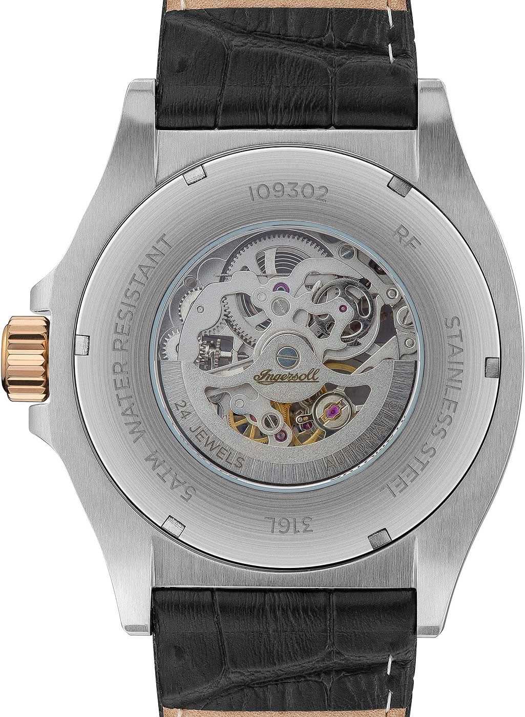 Ingersoll The Orville I09302B Herrenuhr • Skelettiertes Zifferblatt • Präzises Automatikwerk