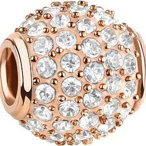 Charm aus Edelstahl mit Steinen besetzt - Bering Jewelry