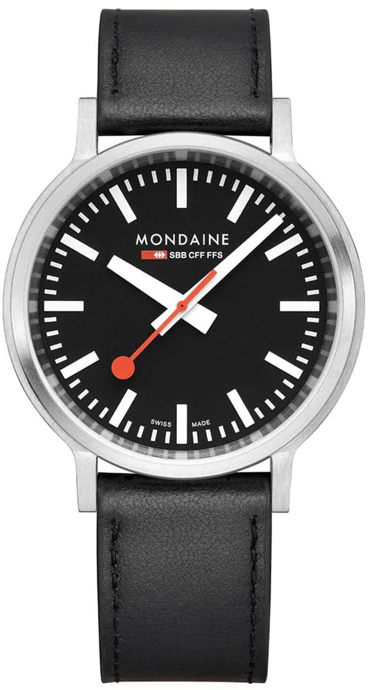 Mondaine stop2go MST.41020.LBV.2SE Unisex Watch • Swiss Quartz • Sapphire Glass