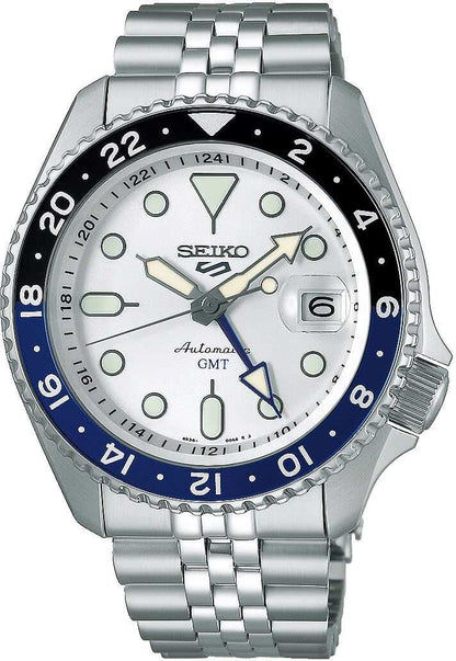 Seiko 5 Sports SSK033K1 Men's Watch • Automatic GMT • Hardlex Glass