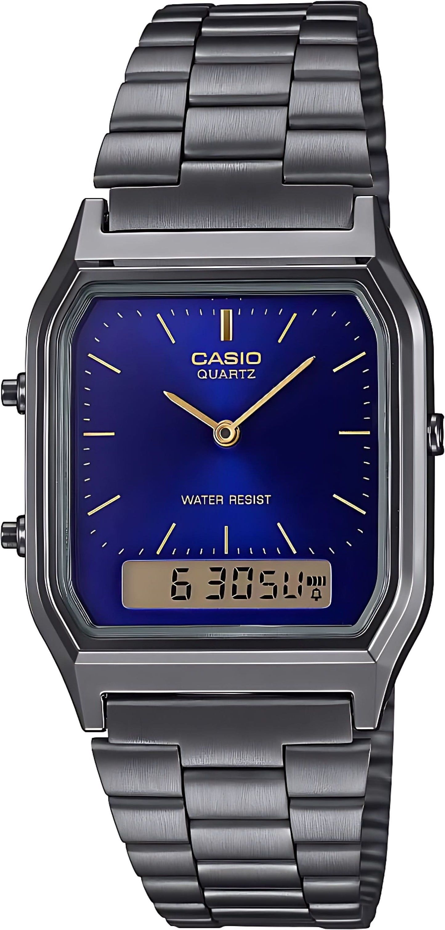 Casio Vintage AQ-230EGG-2AEF Watch • Iconic Retro Design • Dual Time Display