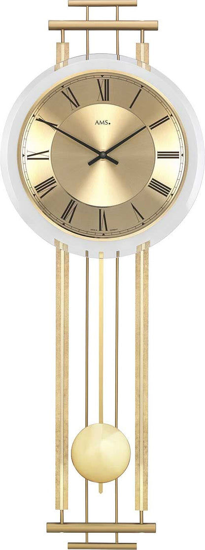 AMS Wanduhr • Klassische Melodien • Zeitlose Eleganz