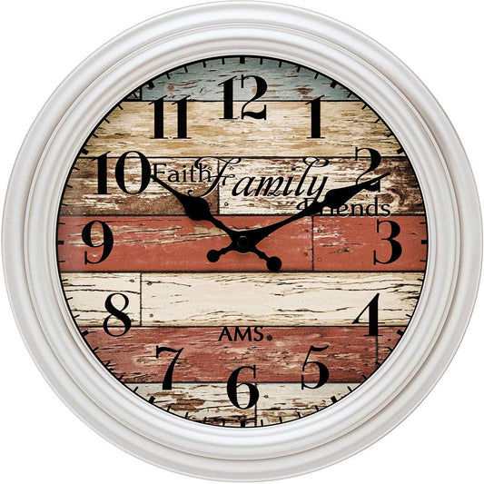 AMS Wall Clock • Precise Movement • Timeless Design