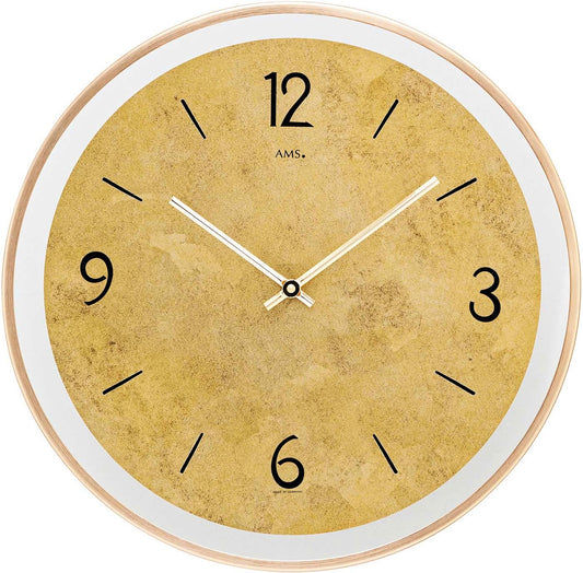 AMS Wall Clock 40 cm Ø Plastic • Modern Design • Silent