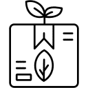 A simple line drawing of a cat sitting upright, with its tail curled around its body and one paw slightly raised. The cats expression is neutral, and its whiskers are prominently shown.