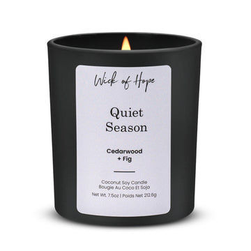 Quiet Season Candle | Cedarwood + Fig