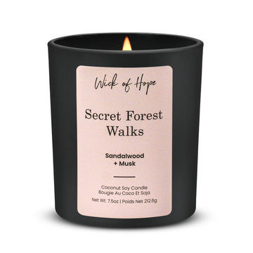 Secret Forest Walks Candle | Sandalwood + Musk