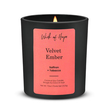 Velvet Ember Candle | Saffron + Tobacco