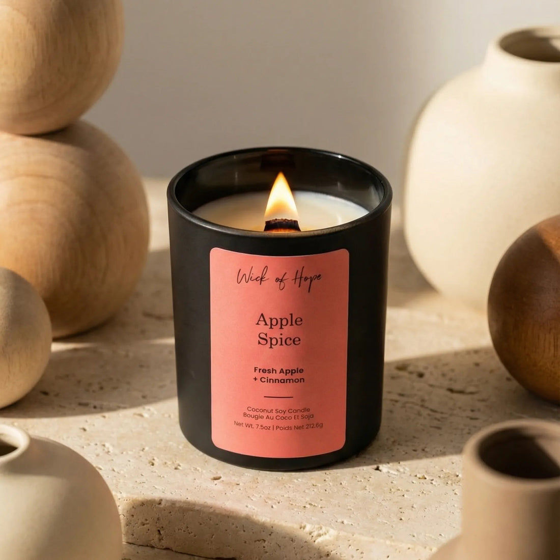 Apple Spice Candle | Fresh Apple + Cinnamon