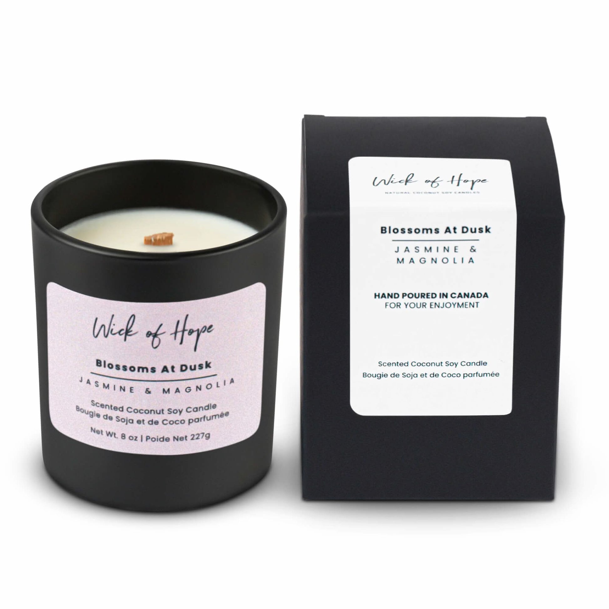 Blossoms at Dusk – Non-Toxic Floral Candle | Wick of Hope