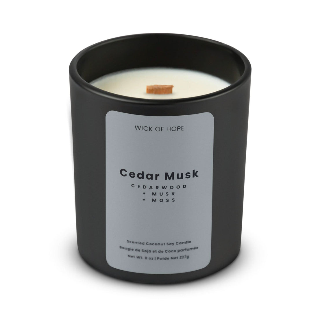 Cedar Musk – Woodsy Musk Candle | Wick of Hope