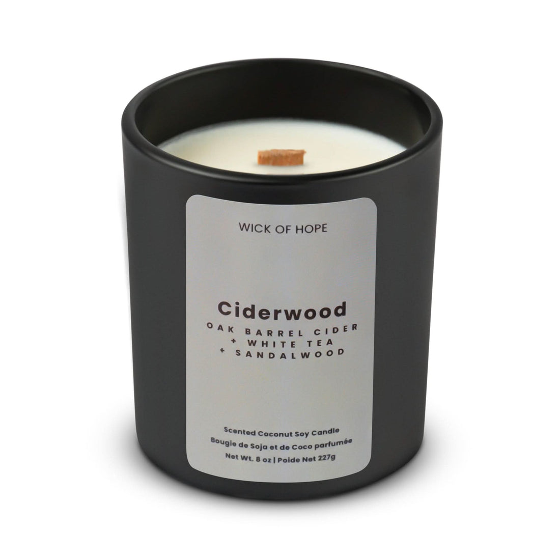 Ciderwood – Oak Cider Sandalwood Candle | Wick of Hope