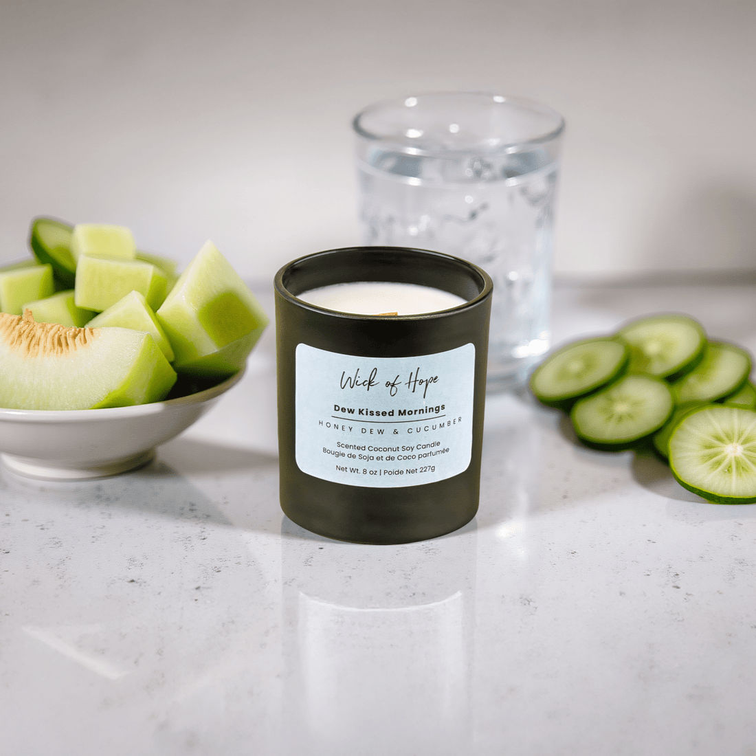 Dew Kissed Mornings – Clean Scented Candle | Wick of Hope