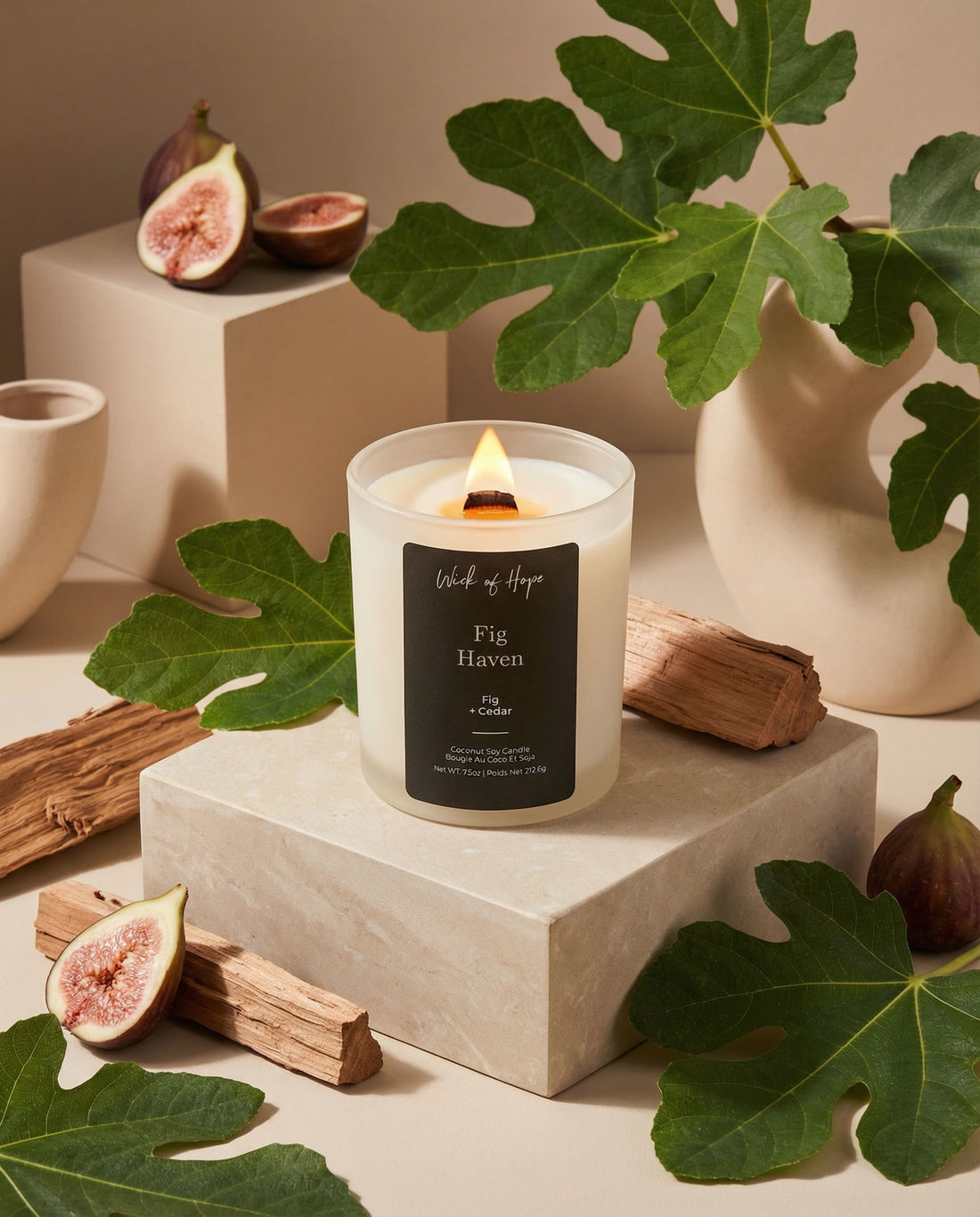 Fig Haven Candle | Fig + Cedar